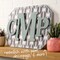 Plaid Wood Unfinished Letter, 8" Wooden Surface Perfect for DIY Arts and Crafts Projects